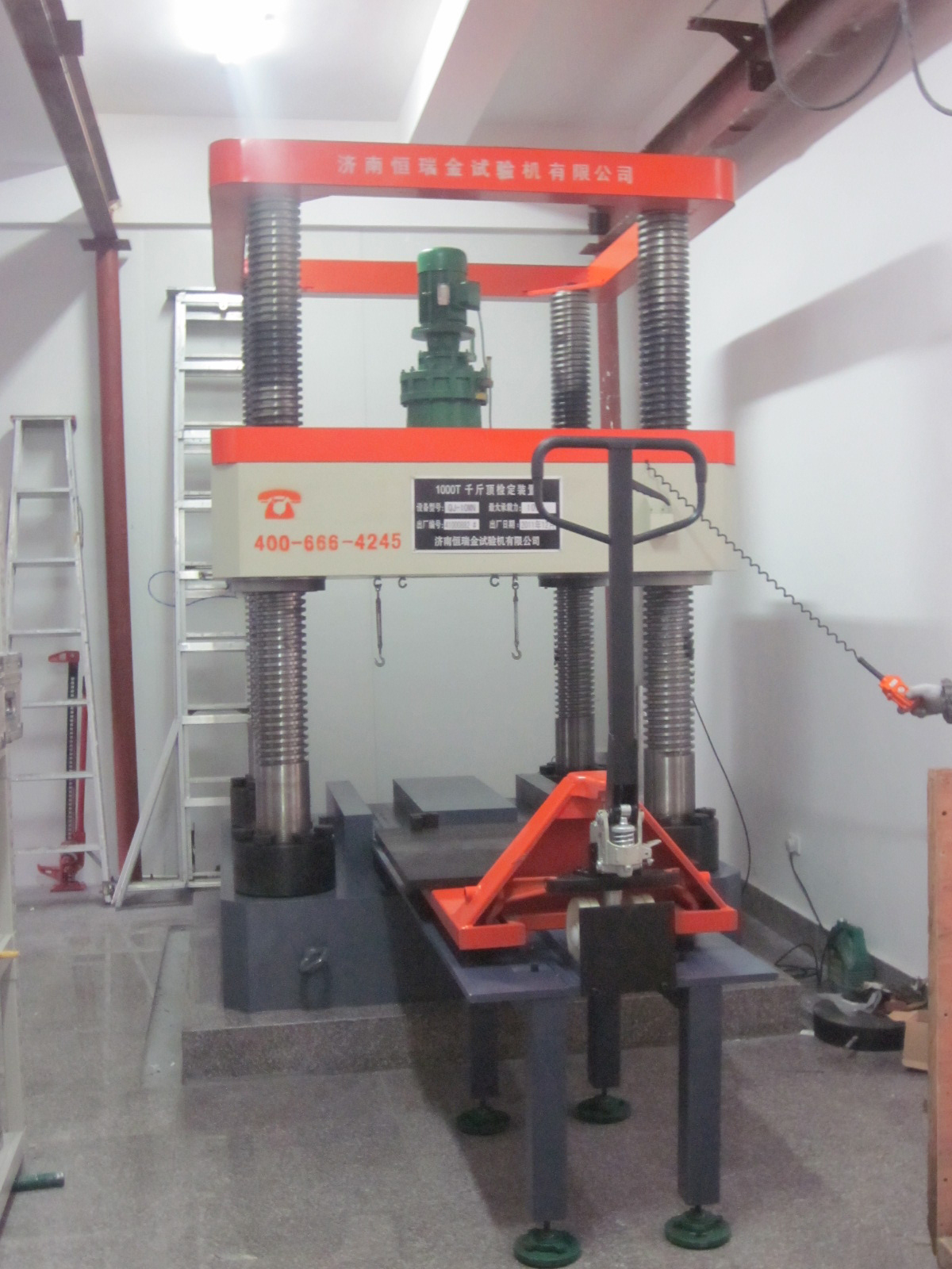 QJ-10MN 1000T Jack Reaction Frame Verification Testing Machine