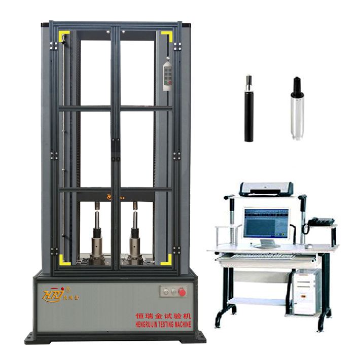 Two-station gas springs fatigue testing machine