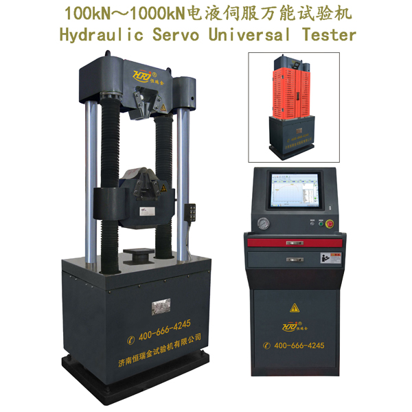 WAW-300D/600D/1000DElectro-hydraulic Servo Universal Testing Machine (4 columns model)