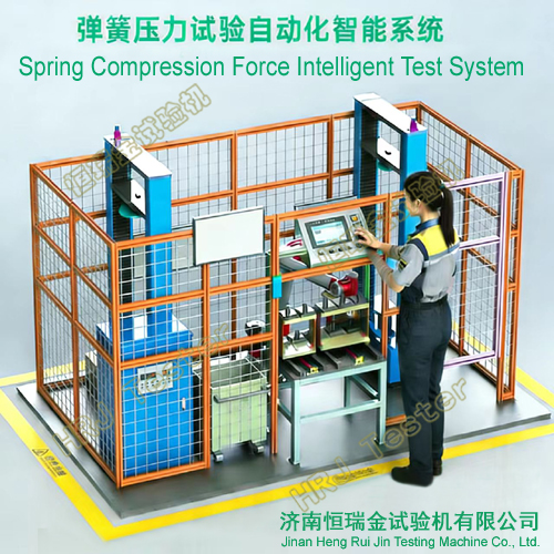 Spring Compression Force Intelligent Testing System